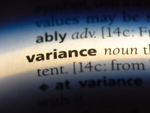 Variance or Vacating